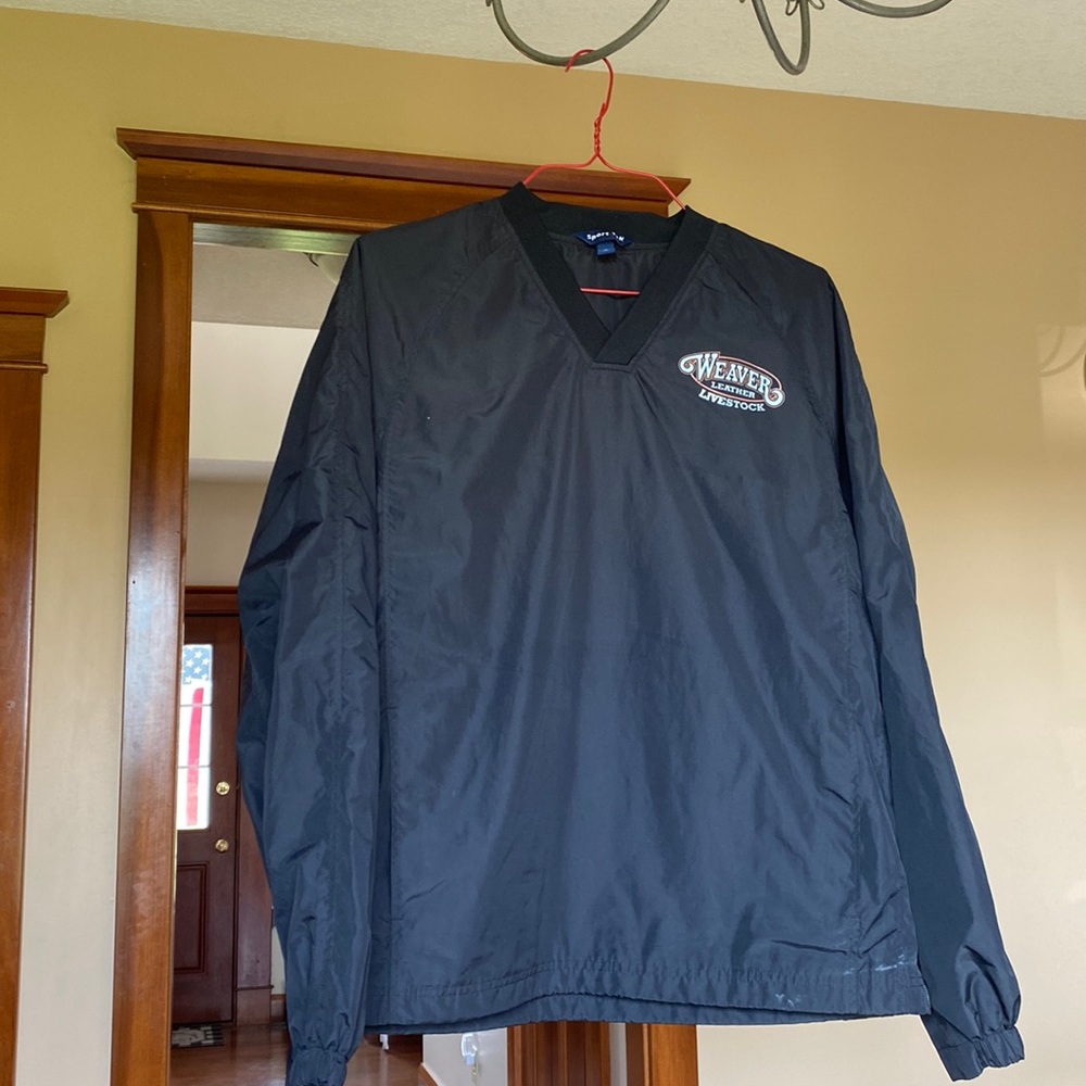 Men’s Large Weaver V-neck Windbreaker